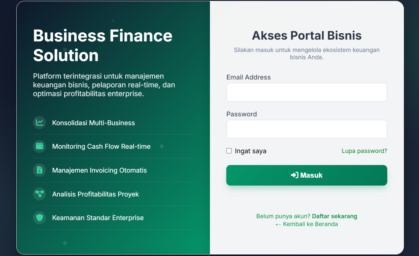 Enterprise Finance Consolidation